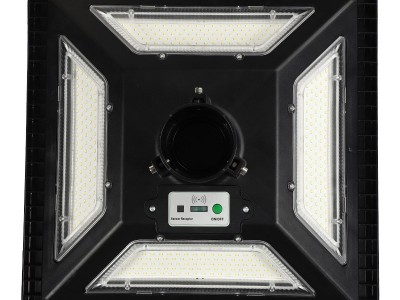 一体化太阳能路灯家用庭院灯方形防水太阳能光控感应庭院柱子灯图3