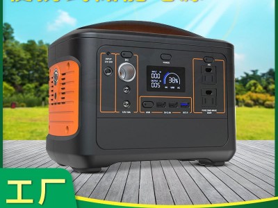 便携式太阳能储能电源户外应急电源UPS家用500W户外露营便携式UPS图1