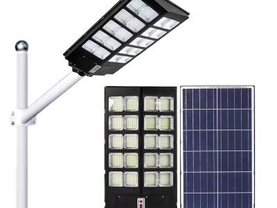 一体化太阳能路灯户外防水大功率庭院灯一体化道路高杆照明灯图3