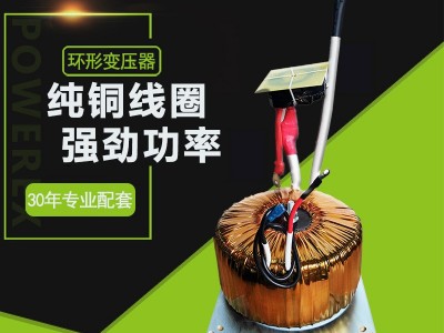 定制环牛升压调压器48V变230V电机UPS逆变5KW单相环型自耦变压器图1