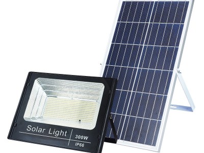 太阳能灯 家用室外庭院灯工程led投光灯户外防水遥控太阳能投光灯图5