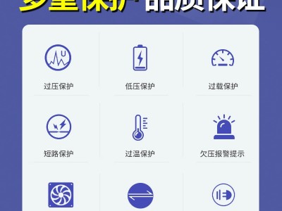 【一件代发】大功率车载逆变器12V24V48V60V72V转变220V批发3000W图5