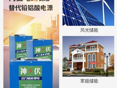 大容量户外储能移动12V太阳能锂电池 磷酸铁锂光伏储能电池组图3