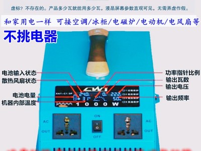 厂家直供2500W逆变器12v24v转110v大车小车电动车太阳能转换器图4