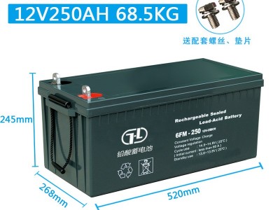 太阳能12V200AH铅酸蓄电池100家用150大容量电瓶12伏38安24AH250A图1
