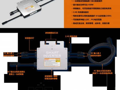 SG450MD光伏并网逆变器450W太阳能微逆分布式并网逆变器18-50V图5