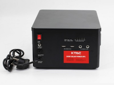 新款220V户外太阳能储能电源300W 大功率便携式不间断UPS应急电源图3