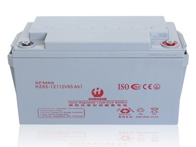原装蓄电池全新宏哲ups电源电池6GFM-65AH太阳能蓄电池3年质保图4