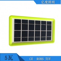 太阳能光伏板 太阳能充电器 塑料边框太阳能电池板 风扇充电器