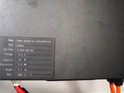 订制48V51.2V72V铁锂100A户外电源AGV搬运机器高尔夫车通讯锂电池图5