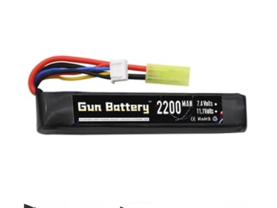 3S水弹枪电池11.1V 2200mAh 40c Mini Airsoft BB气枪电 动玩具枪R图5