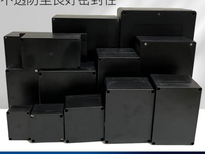 黑色塑料ABS户外防水接线分线盒防雨电池端子按钮灯饰地埋密封盒图2