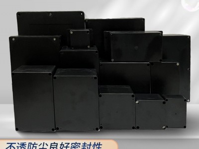 黑色塑料ABS户外防水接线分线盒防雨电池端子按钮灯饰地埋密封盒图3