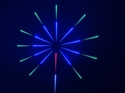 LED幻彩烟花灯带 跑马全彩RGB音乐灯条 节奏氛围灯饰流水灯带条图4
