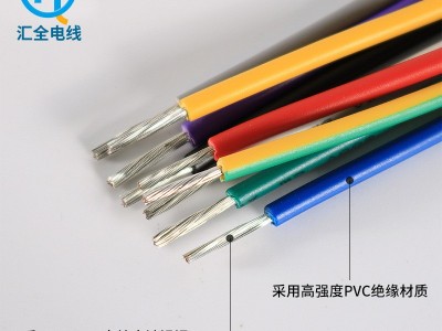 厂家现货供应1061电子线单芯22 24 26 28awg半硬质电线镀锡铜导线图3