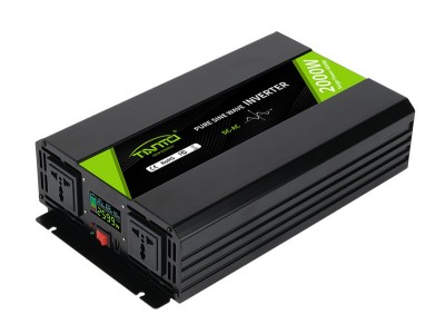 厂家纯正弦波车载太阳能逆变器2000W12V24V48V转220V120V液晶 遥控图1