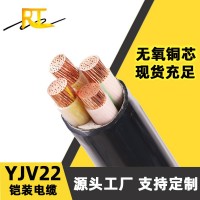 铜芯YJV22低压电力电缆低烟无卤阻燃wdzb-YJY23 YJFE地埋铠 装电缆