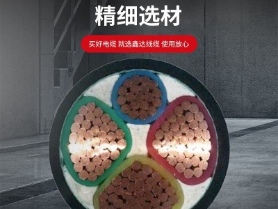矿用聚氯乙烯紫铜线芯耐高温电缆3*25+2*16供电低压yjv铜芯电线图3