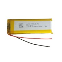 长条形高容量遥控3.7V锂电池522365 1000mah 602060 美容仪可 充电