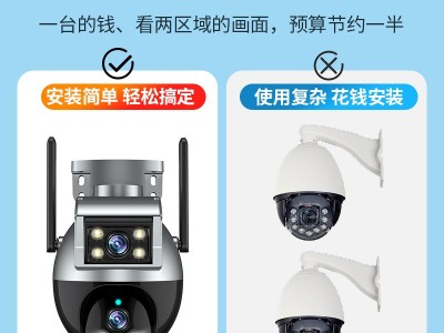 枪球联动AI智能全方位双高清镜头PTZ全彩夜视手机远程监控摄像头图5