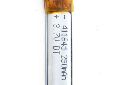 道特3.7v可充电411645对讲机LED鞋灯自行车灯聚合物锂电池 2个图2