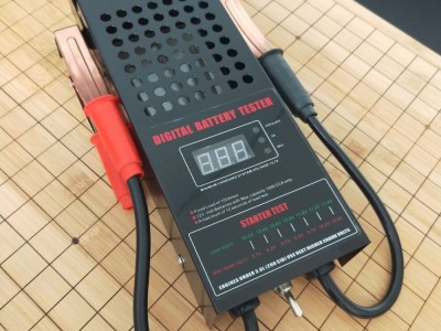 外贸智能数字蓄电池测试仪电瓶检测仪HBV-200汽车摩托电瓶放电叉图2