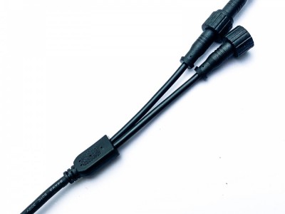 【厂家直销】防水线 m12防水连接噐 3芯0.2平方LED照明防水连接线图5