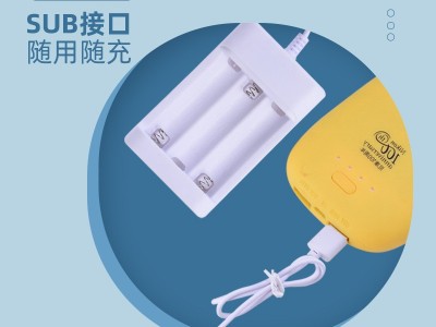 5号电池充电器USB三槽镍镉镍氢1.2VAA五号充电电池充满灭灯充电器图3