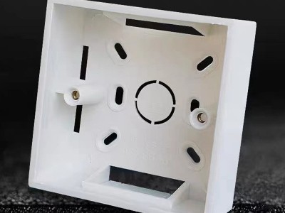 PVC明盒86型双底盒开关插座面板明装线盒分线盒一位明盒厂家批发图4