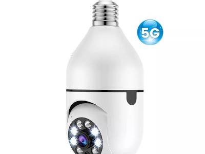 外贸热款智能无线WIFI全彩灯泡摄像头家用高清夜视1080P 安防监控图2