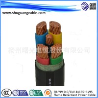 厂家直销 YJV/YJY 0.6/1kV 4X185+1X95 铜芯 低压电力电缆