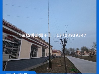 10米升降避雷针 车载方舱轻便型手摇升降避雷针 铝镁合金升降桅杆图4