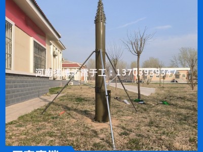 10米升降避雷针 车载方舱轻便型手摇升降避雷针 铝镁合金升降桅杆图3