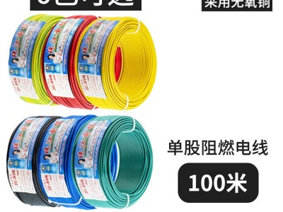 广东珠江 多股纯铜芯bvr线 1.5 2.5 4 6平方 阻燃护套电线批发图4