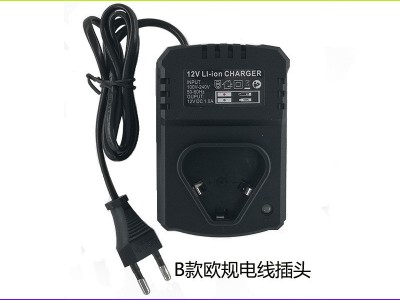 时利和充电器18650锂电池12v座充3串充电器锂电钻充电器12V小座充图3