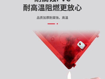卫仕达86型底盒 家用开关插座暗装底盒贯通式两位连体底盒接线盒图1