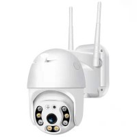 无线监控摄像头手机远程家用高清夜视网络WIFI360旋转户外监控器