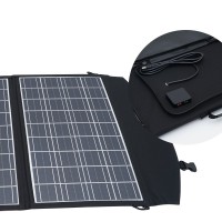 单晶硅18V75W太阳能便携折叠电池包太阳能光伏组件充电发电板
