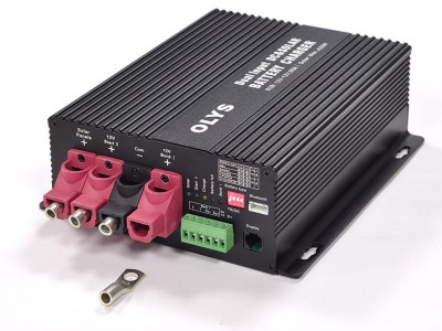 汽车电池充电器 12V/30A60A太阳能+汽车发动机双电池智能充电器图5