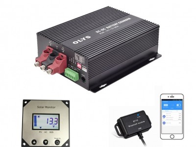 DC-DC直流充电器 房车用12V/30A60A双电池带蓝牙显示器智能充电器图2
