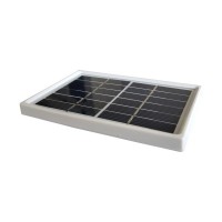 30w12v太阳能电池板玻璃层压板单晶硅光伏板路灯太阳能板