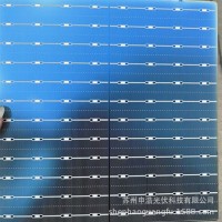 销售太阳能双面A级12栅单晶电池片 210尺寸盒包装120片光伏电池片