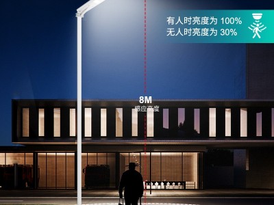 户外大功率太阳能路灯市政道路工程一体化太阳能人体感应路灯厂家图3