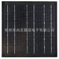 黑色太阳能板 单晶硅 高效 5V 9V 12V 直径419 草坪灯太阳能