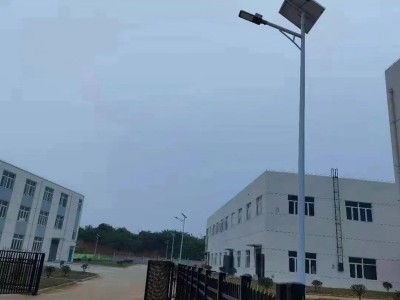 led太阳能路灯100W家用锂电池6米新农村户外庭院道路灯超亮电线杆图2