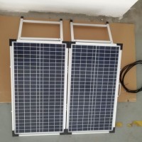 60W太阳能多晶折叠板带支架可折叠易携带轻便