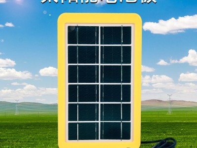 单晶太阳能电池板3.3W塑胶框鱼缸水泵小型发电系统组件发电板图2