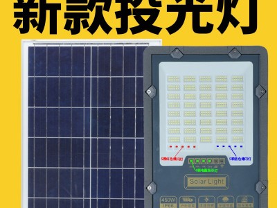 批发led太阳能投光灯外壳方形磨砂新款150W250W800W太阳能led灯壳图1