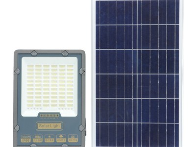 批发led太阳能投光灯外壳方形磨砂新款150W250W800W太阳能led灯壳图5