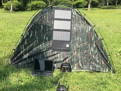 120w折叠太阳能板 单晶电池板家用光伏组件 太阳能光伏板户外制作图3